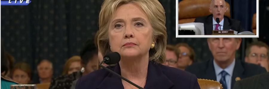 Hillary Clinton appears in front of House Committee