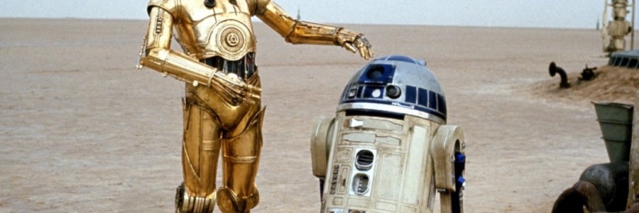 It's c-3po and r2-d2